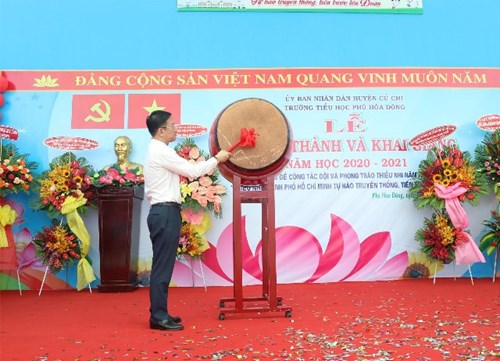 Lễ khánh thành và khai giảng năm học 2020-2021 của trường Tiểu học Phú Hòa Đông
